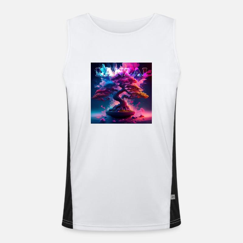 Banzai Funktionelles Kontrast-Tank Top für Männer 