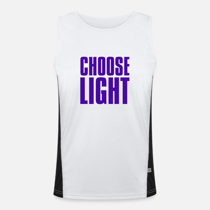 Wählen Sie Licht Funktionelles Kontrast-Tank Top für Männer 