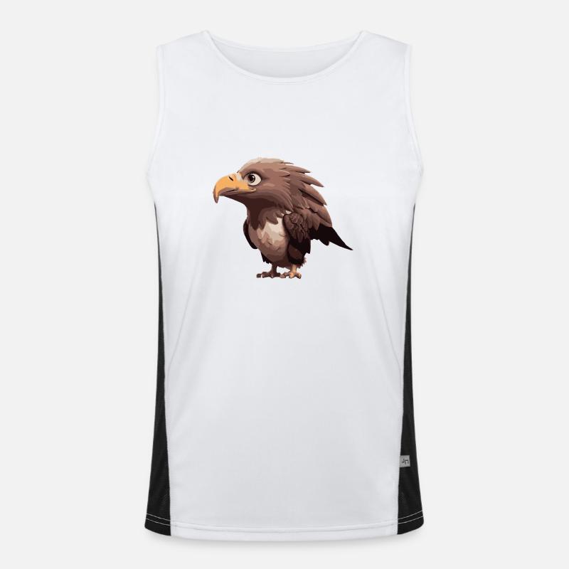 Adler Comic Funktionelles Kontrast-Tank Top für Männer 