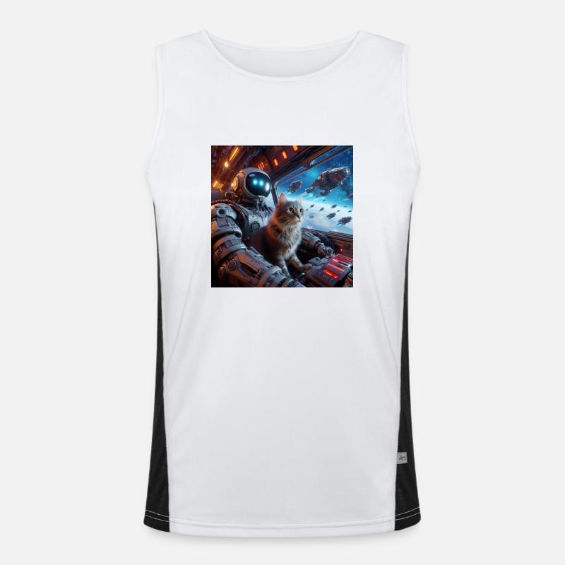 SPACE V 1 Men's Functional Contrast Tank Top 