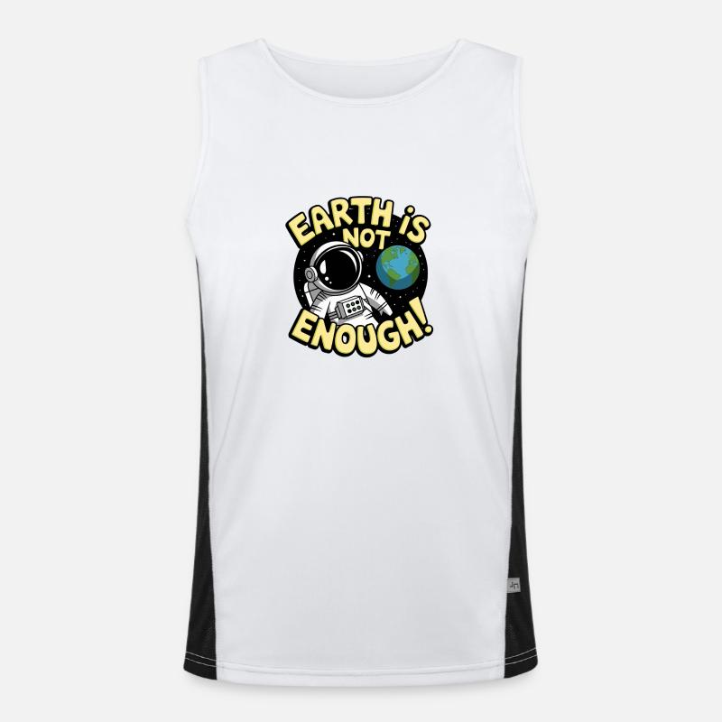 Earth Is Not Enough Men's Functional Contrast Tank Top 