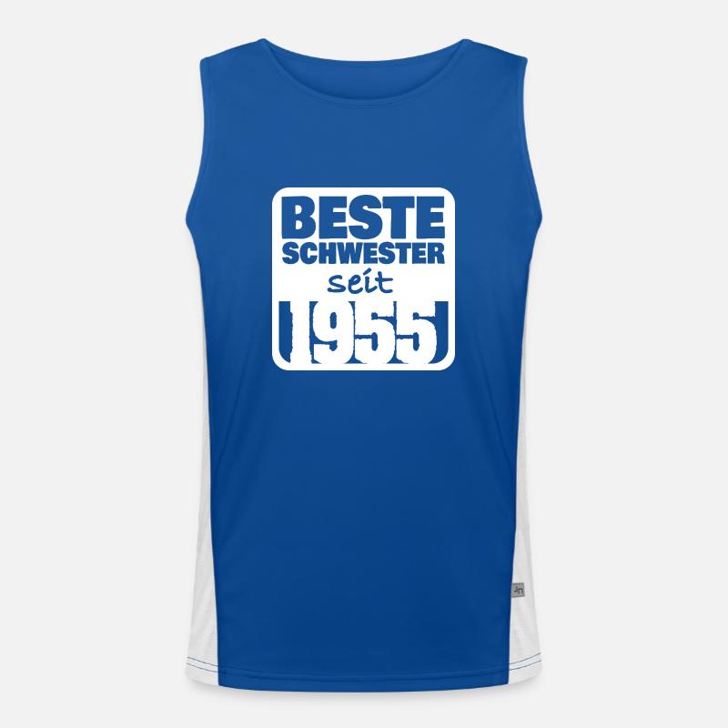 1955 Funktionelles Kontrast-Tank Top für Männer 