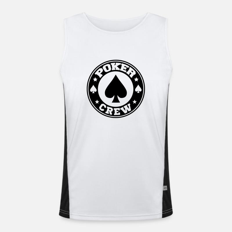 Poker Crew Men's Functional Contrast Tank Top 