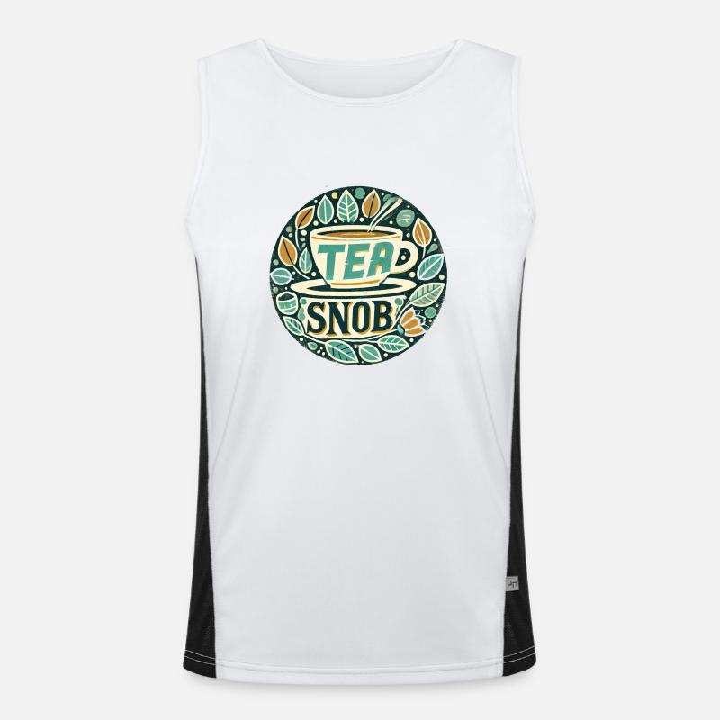 Tee-Snob Funktionelles Kontrast-Tank Top für Männer 