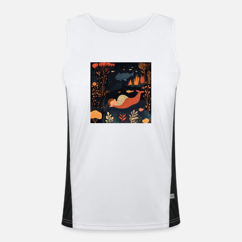 Dream Funktionelles Kontrast-Tank Top für Männer 