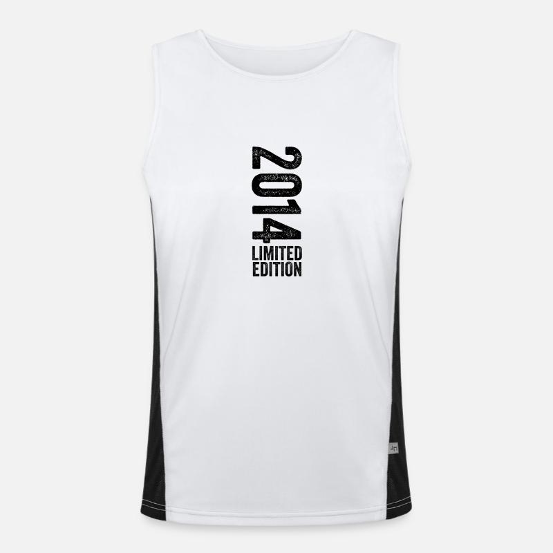 2014 Limited Edition Geburtstagsgeschenk 2014 Funktionelles Kontrast-Tank Top für Männer 
