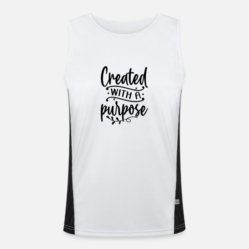 created with a purpose Men's Functional Contrast Tank Top 