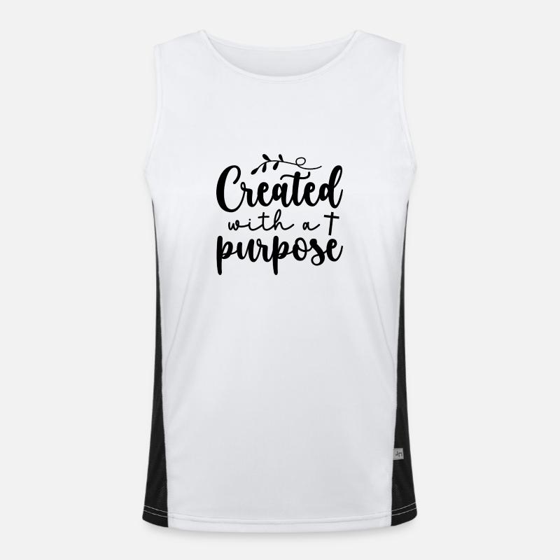 created with a purpose Men's Functional Contrast Tank Top 