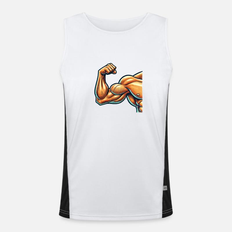 biceps Men's Functional Contrast Tank Top 