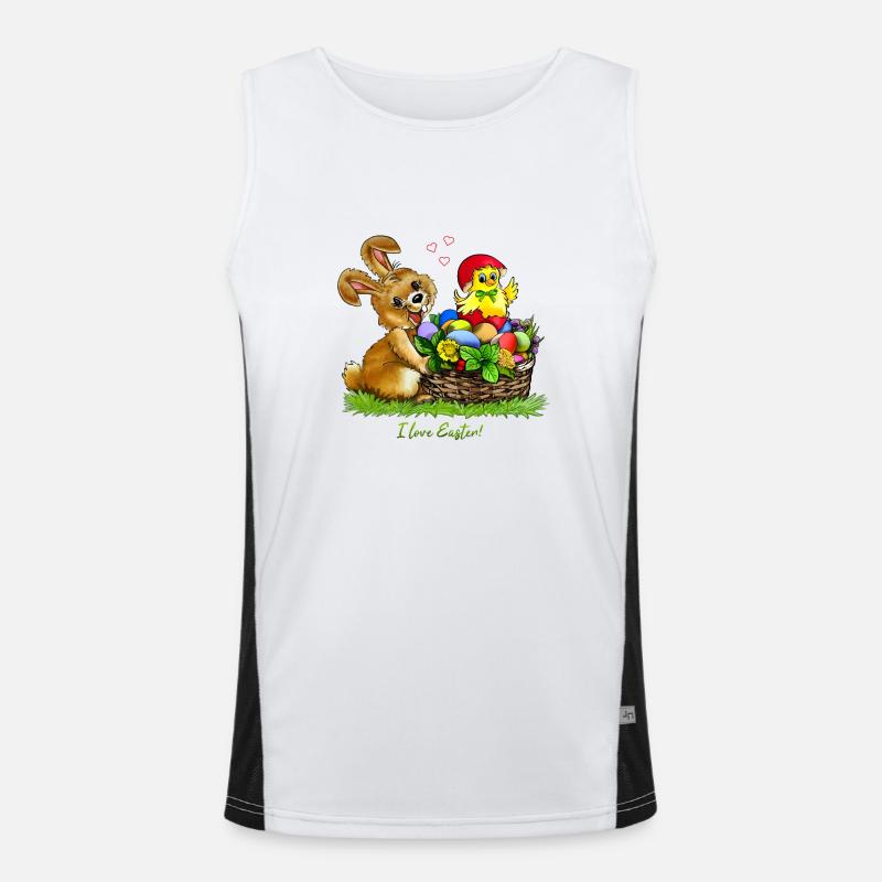 Easter Basket Men's Functional Contrast Tank Top 