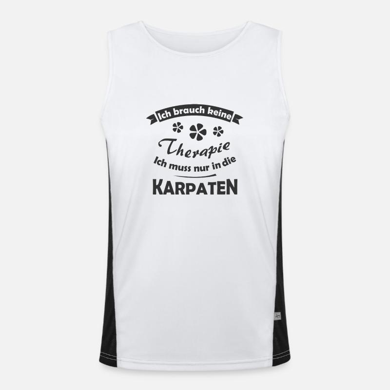 Therapy in the Carpathians Men's Functional Contrast Tank Top 