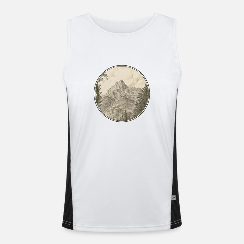 Majestic summit Men's Functional Contrast Tank Top 