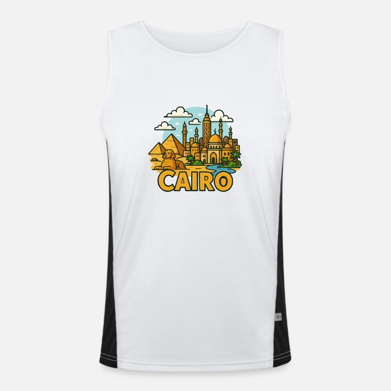 Le Caire Débardeur respirant contrasté Homme 