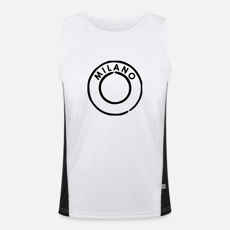 Milano Poste Men's Functional Contrast Tank Top 