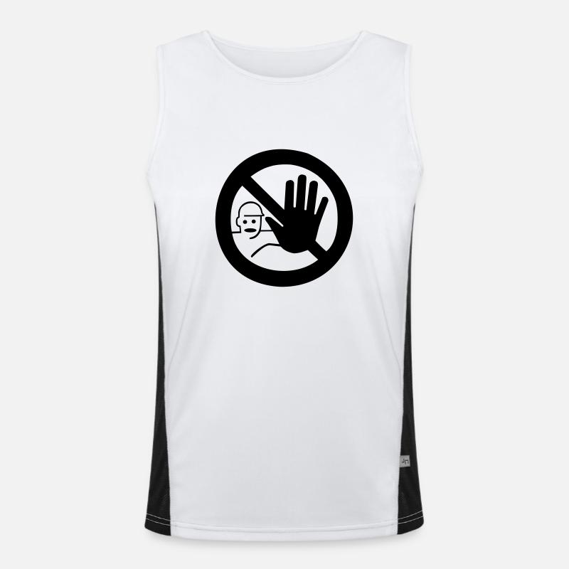 STOP Men's Functional Contrast Tank Top 