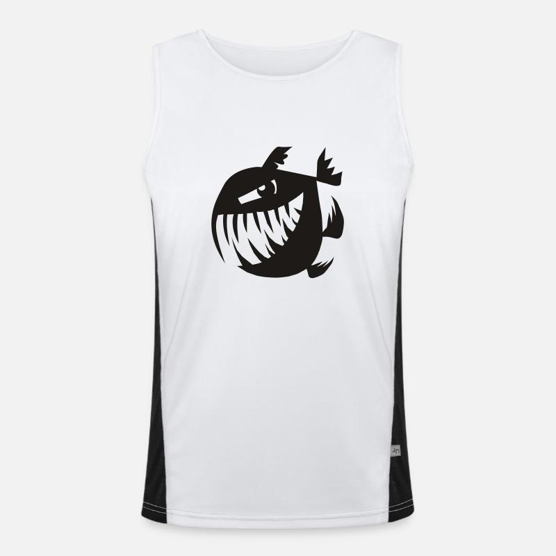 Mal Joyeux Perry Débardeur respirant contrasté Homme 