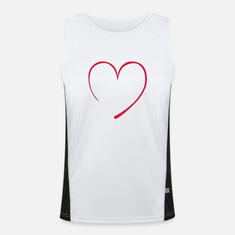 contour_coeur Men's Functional Contrast Tank Top 