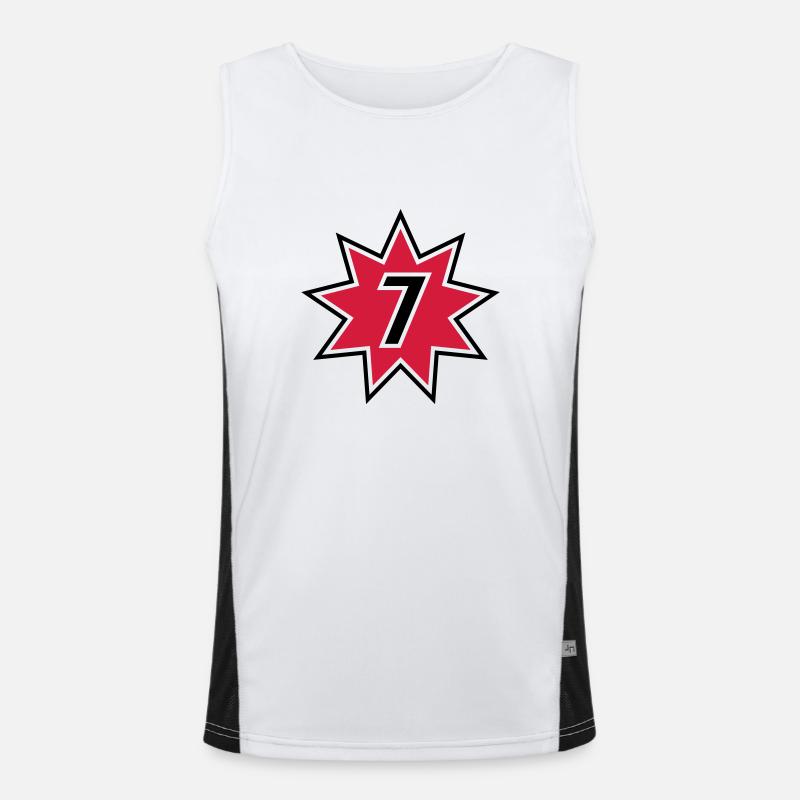 7 Men's Functional Contrast Tank Top 