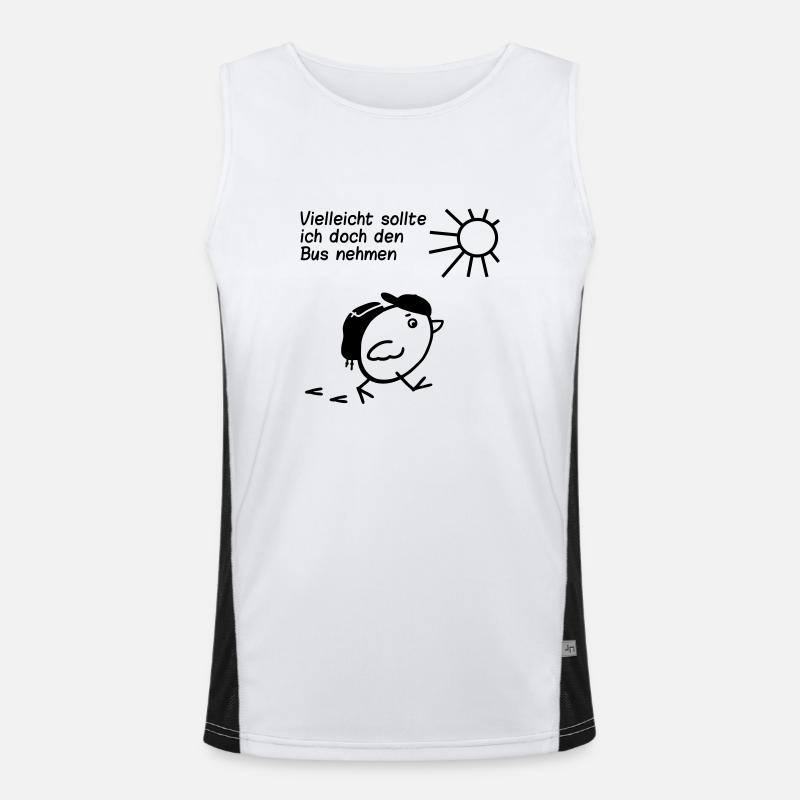 Take the bus Men's Functional Contrast Tank Top 