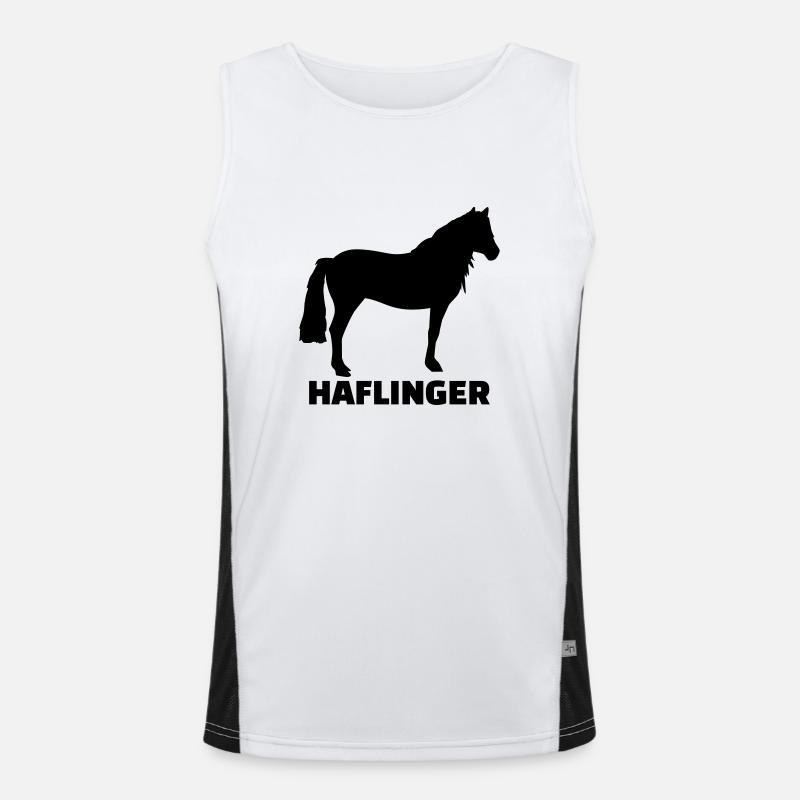 Haflinger cheval Débardeur respirant contrasté Homme 