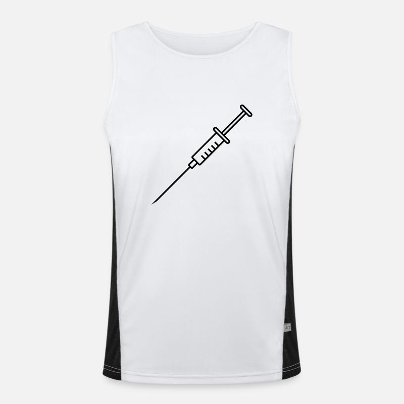 Seringue / Syringe / Spritze / Jeringa / Siringa Débardeur respirant contrasté Homme 