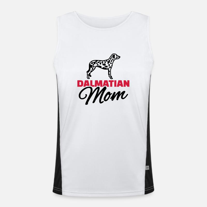 Dalmatiner Funktionelles Kontrast-Tank Top für Männer 