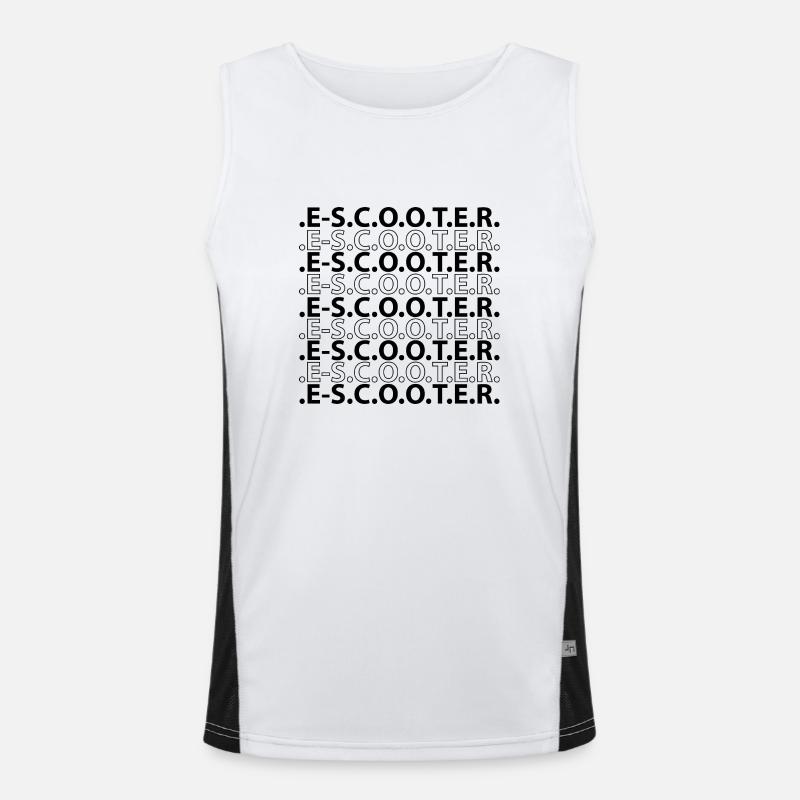 E-Scooter Scooter Débardeur respirant contrasté Homme 