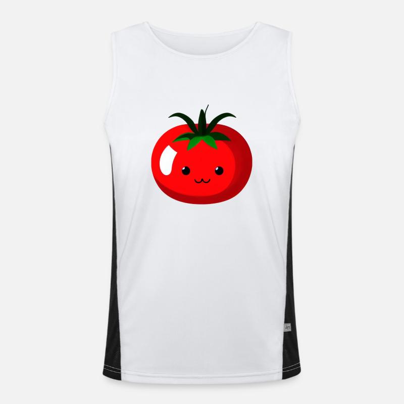 Tomate Comic Tomato Sweet Cartoon 4 Débardeur respirant contrasté Homme 