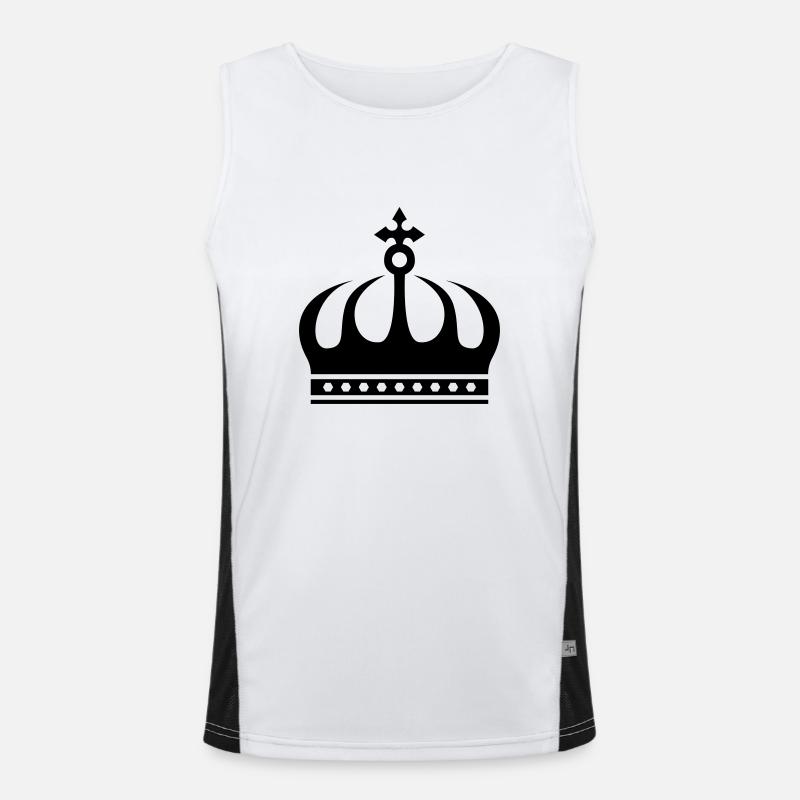 krone Funktionelles Kontrast-Tank Top für Männer 