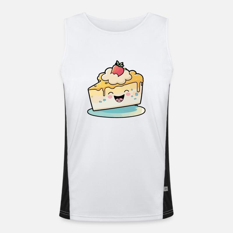 Cheesecake Comic Men's Functional Contrast Tank Top 