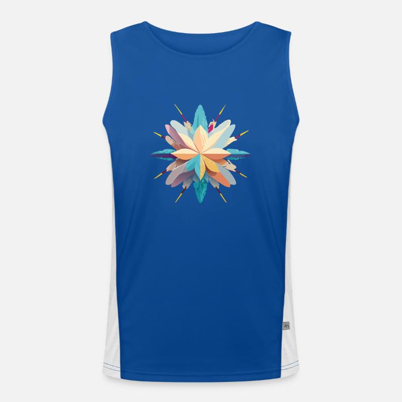 Steht Funktionelles Kontrast-Tank Top für Männer 