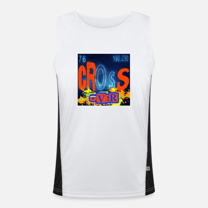 CROSS OVER CHEMISTRY Men's Functional Contrast Tank Top 