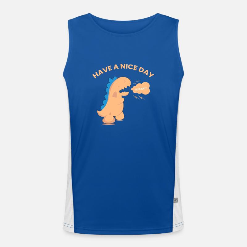 Have a Nice Day Men's Functional Contrast Tank Top 