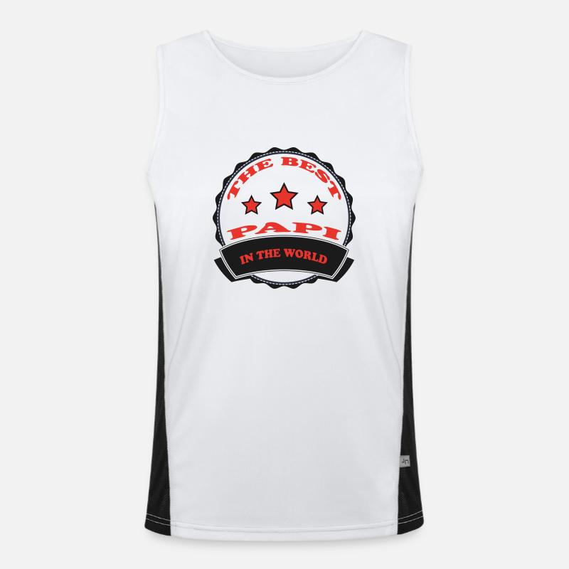 Das beste PAPI Funktionelles Kontrast-Tank Top für Männer 