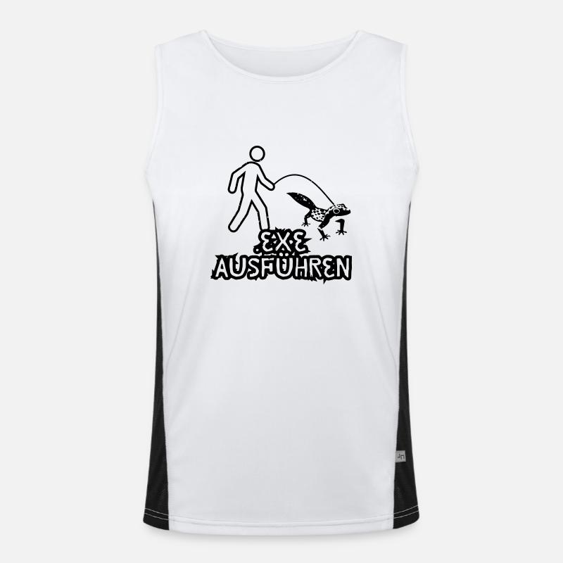 Computer Science Gift Funny Men's Functional Contrast Tank Top 