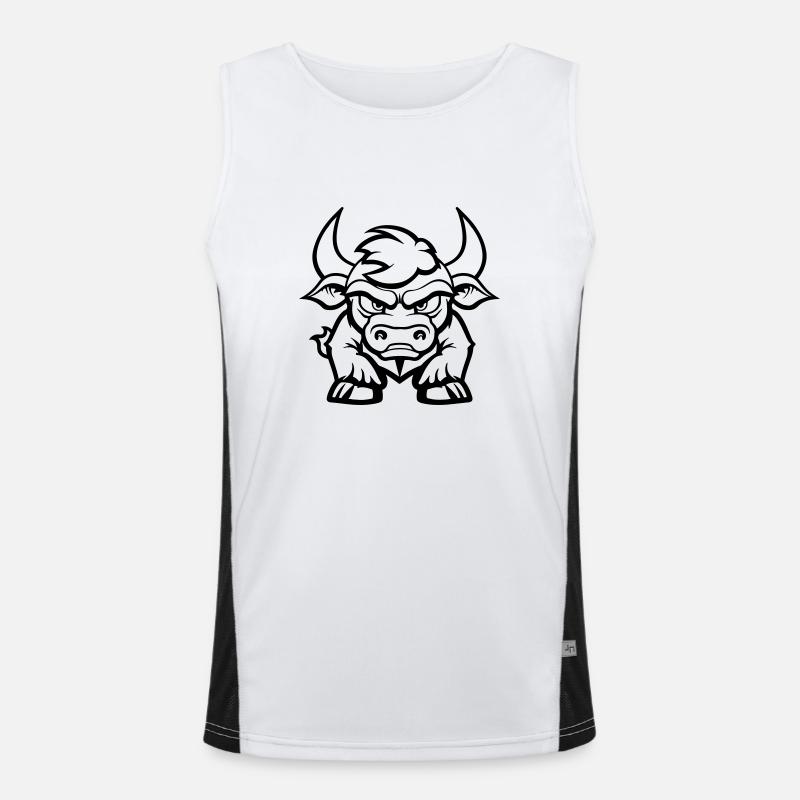 bull Men's Functional Contrast Tank Top 