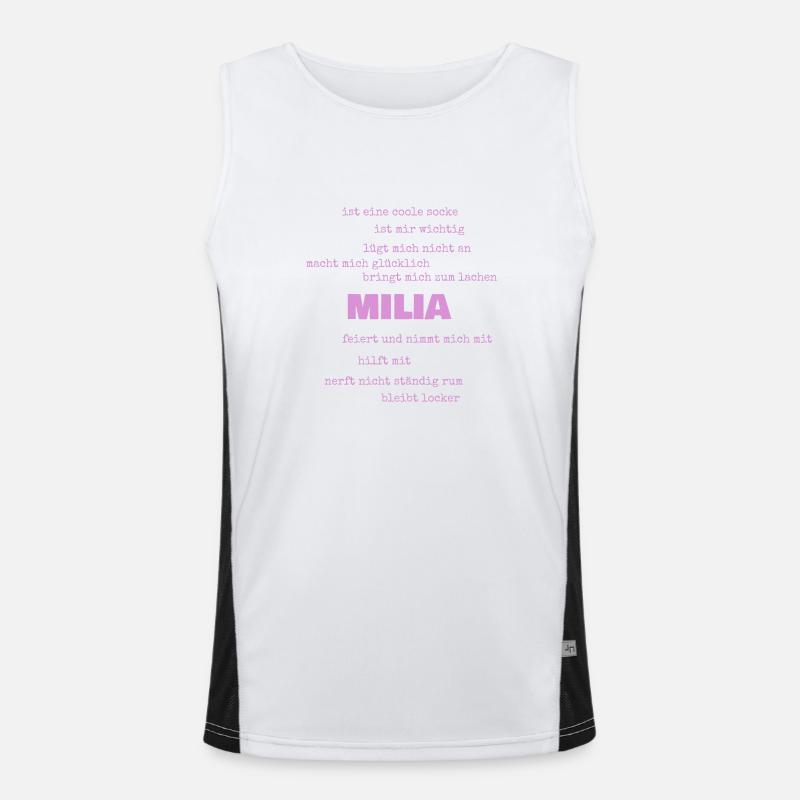 Milia Débardeur respirant contrasté Homme 
