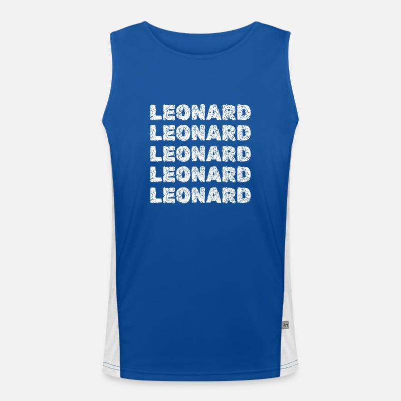 Leonard Funktionelles Kontrast-Tank Top für Männer 