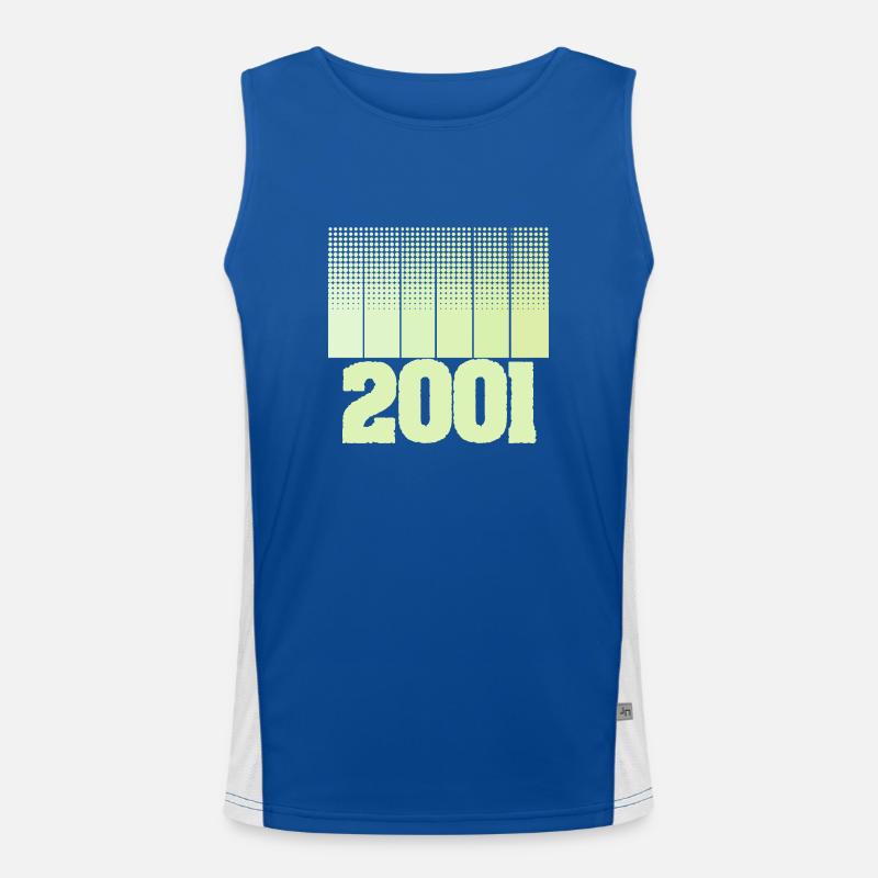 2001 Funktionelles Kontrast-Tank Top für Männer 