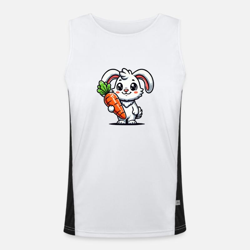Rabbit Rabbit Comic Men's Functional Contrast Tank Top 