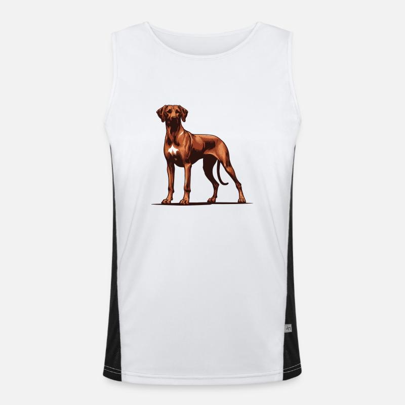 Rhodésian Ridgeback Débardeur respirant contrasté Homme 