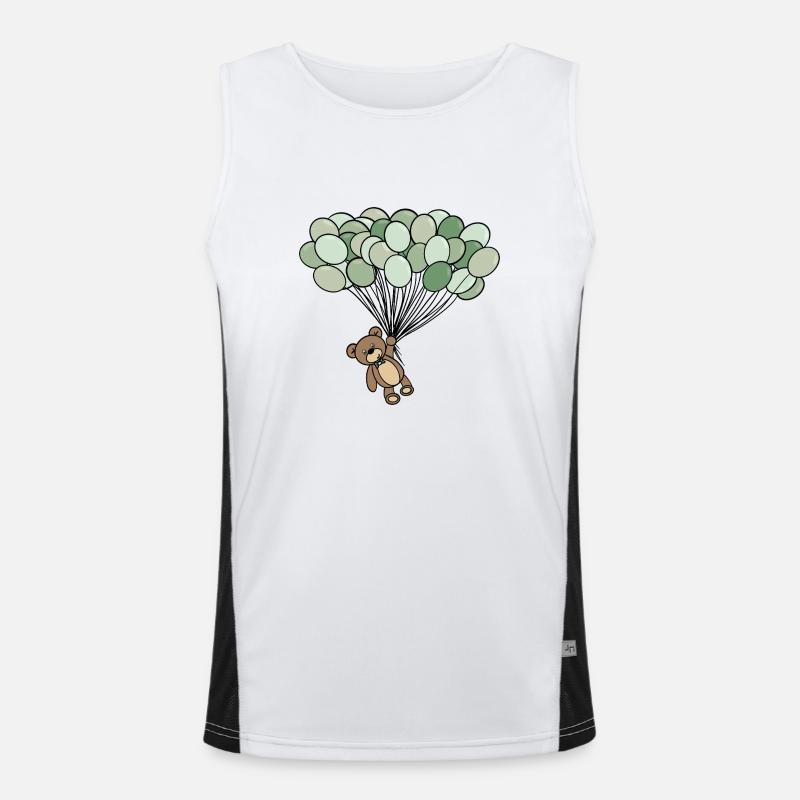 Children Men's Functional Contrast Tank Top 