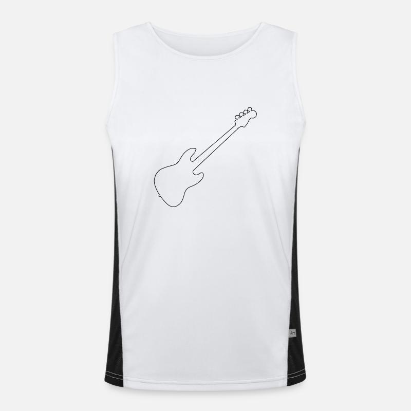 J Bass Line Men's Functional Contrast Tank Top 