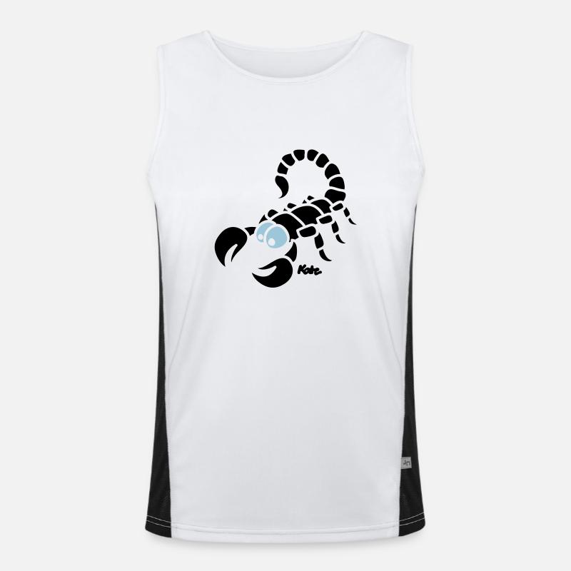 Skorpion (2c) Men's Functional Contrast Tank Top 