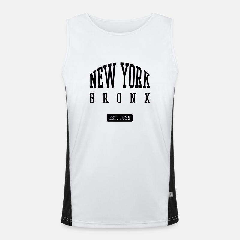 Bronx Funktionelles Kontrast-Tank Top für Männer 