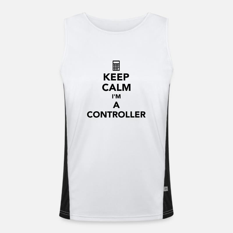 Controller Funktionelles Kontrast-Tank Top für Männer 