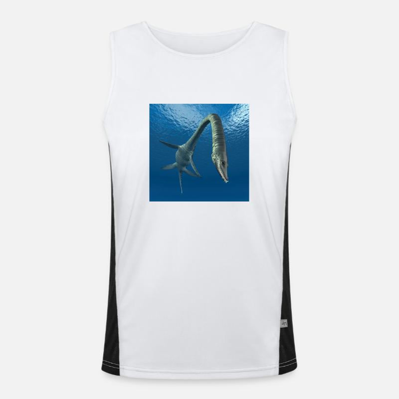 Plésiosaure Elasmosaurus Débardeur respirant contrasté Homme 