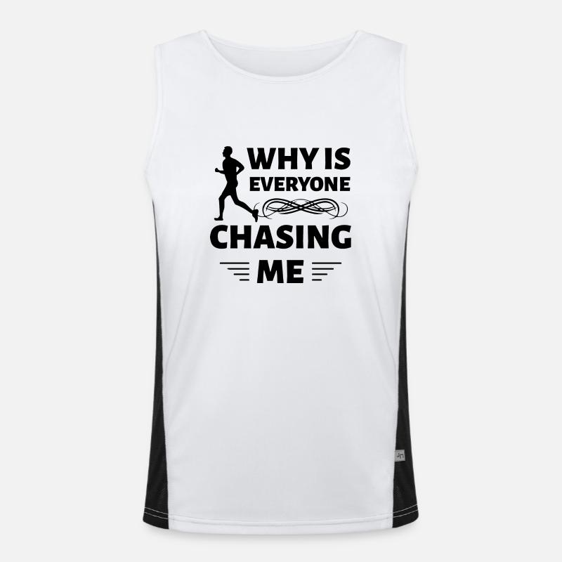 Course de marathon Débardeur respirant contrasté Homme 