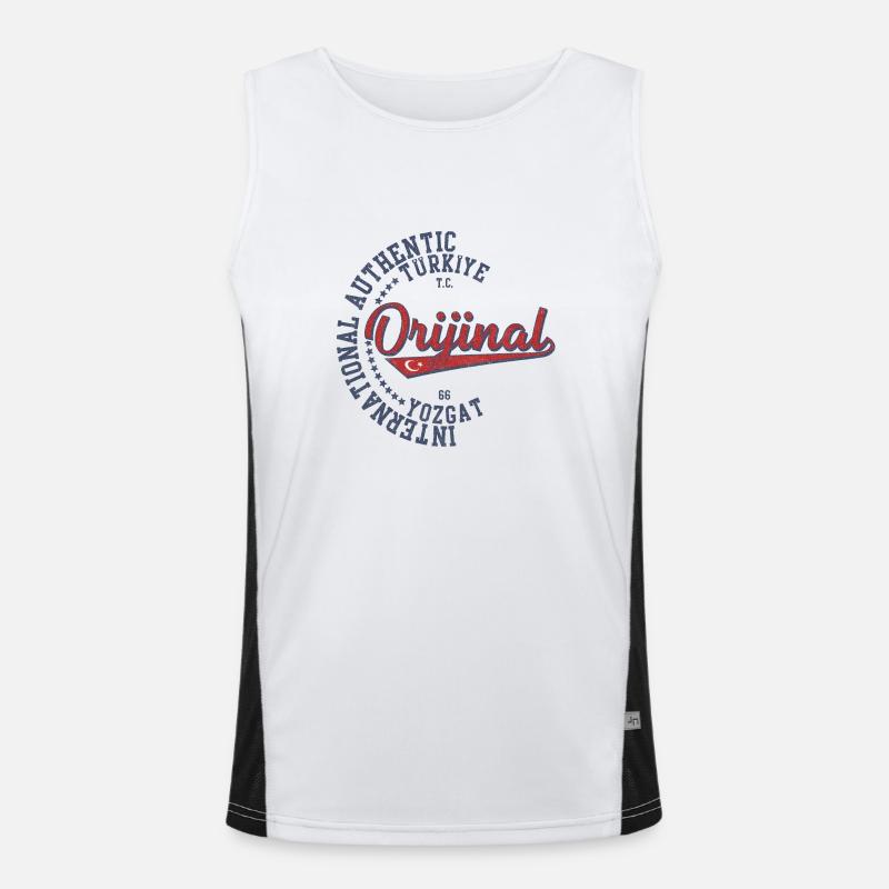 Yang Débardeur respirant contrasté Homme 