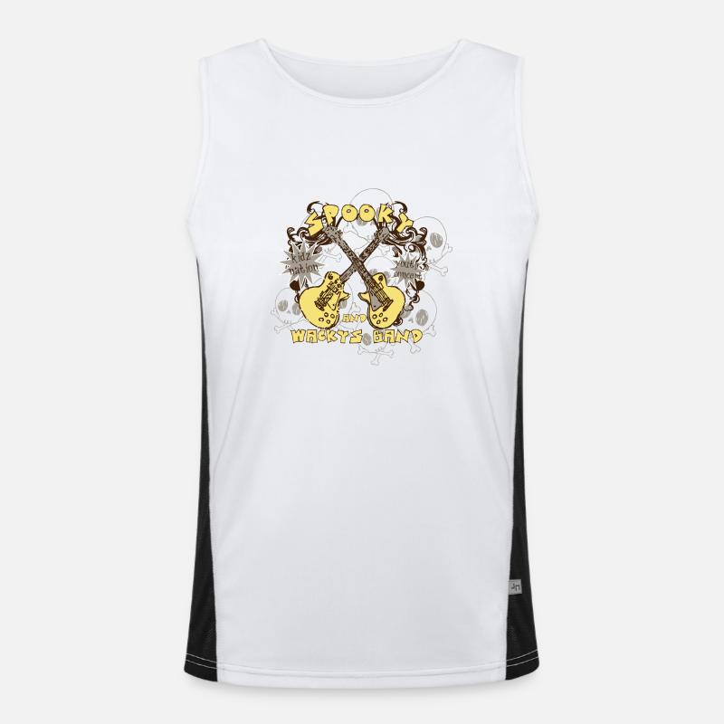 Spooky Funktionelles Kontrast-Tank Top für Männer 